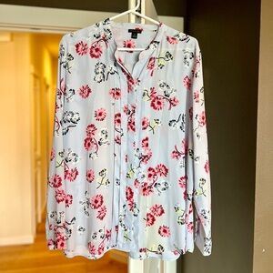 Ann Taylor floral blouse